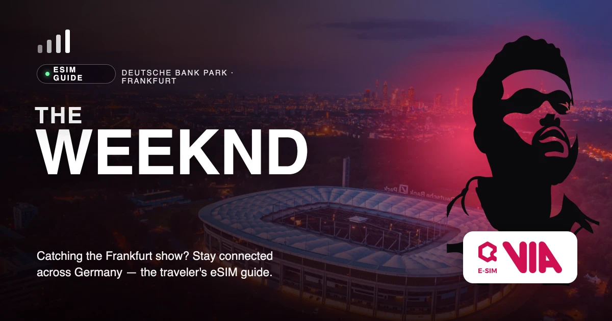 the weeknd frankurt concert esim guide