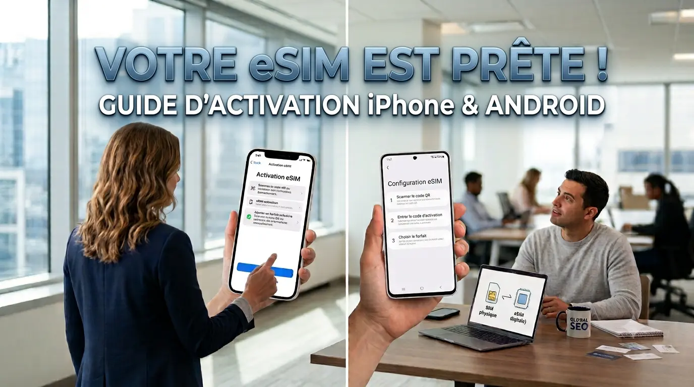 Comment activer une eSIM : guide iPhone et Android